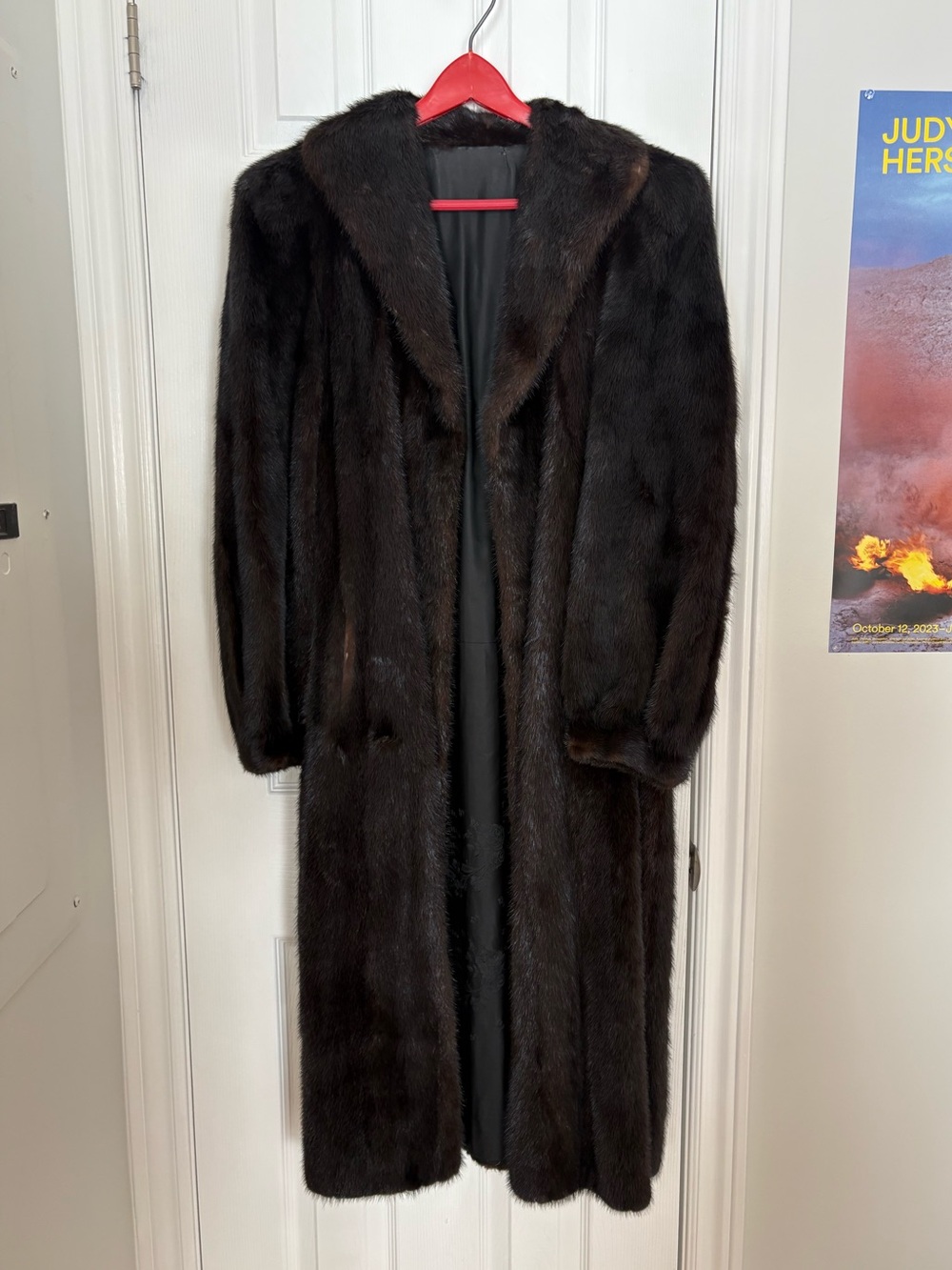 Vintage women’s mink coat (no size, maybe a size 8)